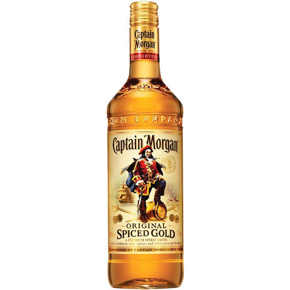 Алкогольный напиток на основе Карибского рома Captain Morgan "Spiced Gold" 0.5л (BDA1RM-RCM050-008)