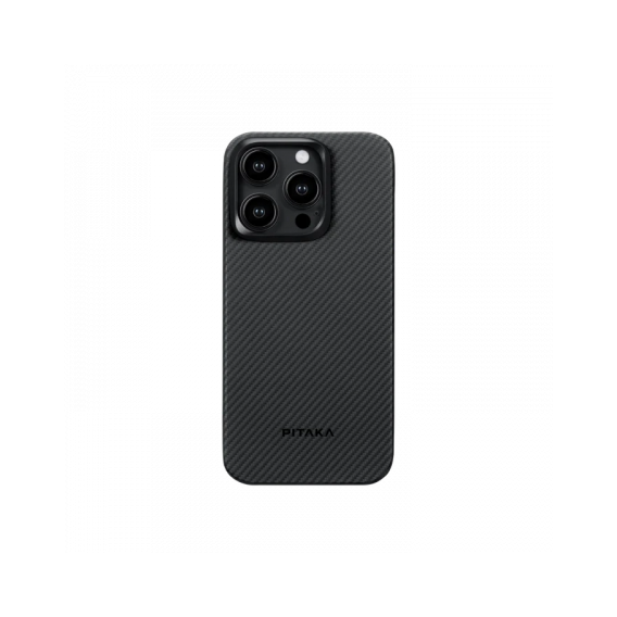 Аксессуар для iPhone Pitaka MagEZ Case 4 Twill 600D Black/Grey (KI1501PA) for iPhone 15 Pro