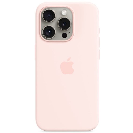 Аксессуар для iPhone Apple Silicone Case with MagSafe Light Pink (MT1U3) for iPhone 15 Pro Max