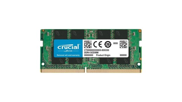 Crucial 32 GB SO-DIMM DDR4 3200 MHz (CT32G4SFD832A)